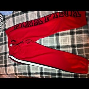 Pink sweatpants